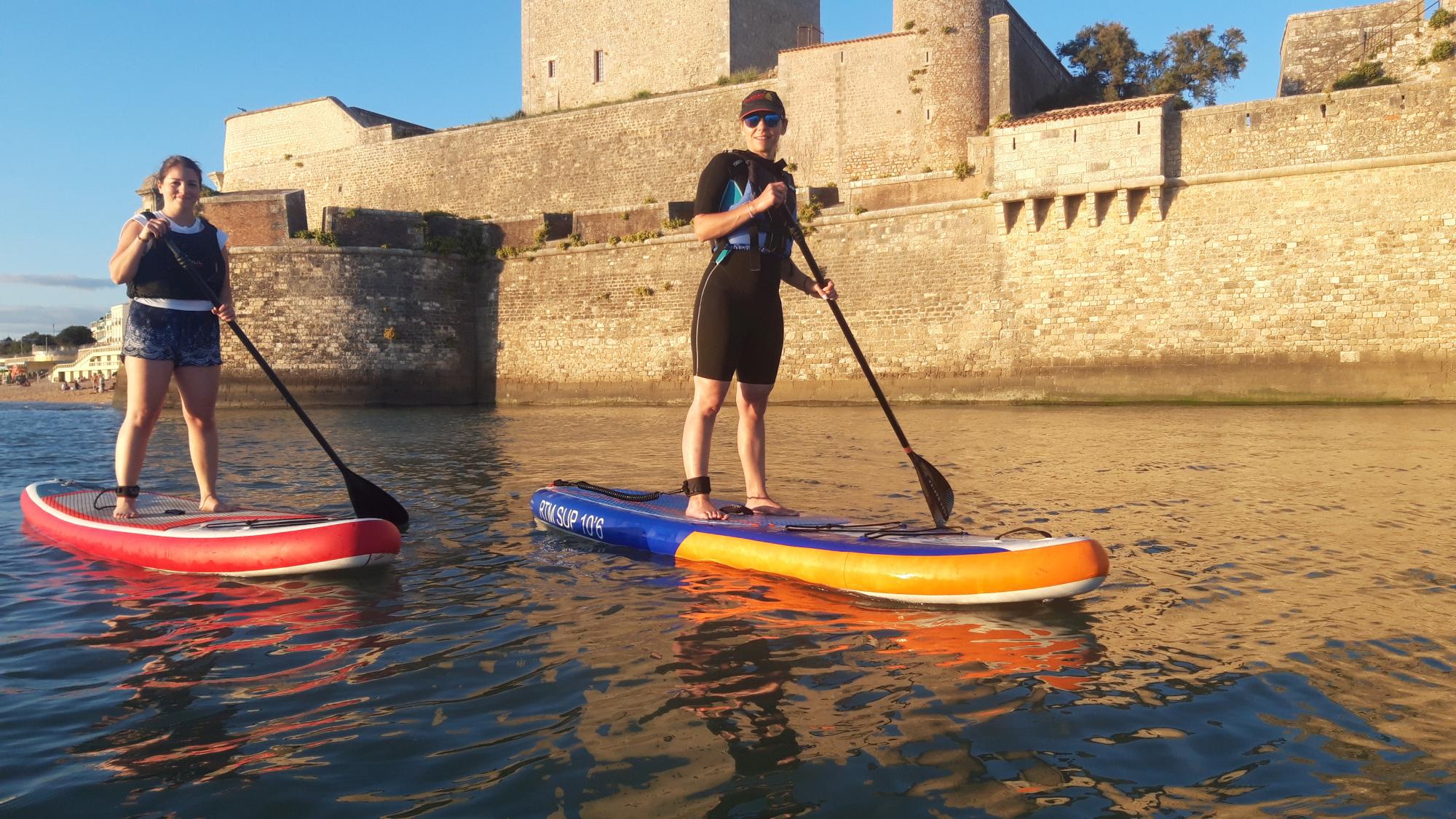 Activité Kayak de mer et Stand up paddle SUP à Fouras. Location à la demi-journée